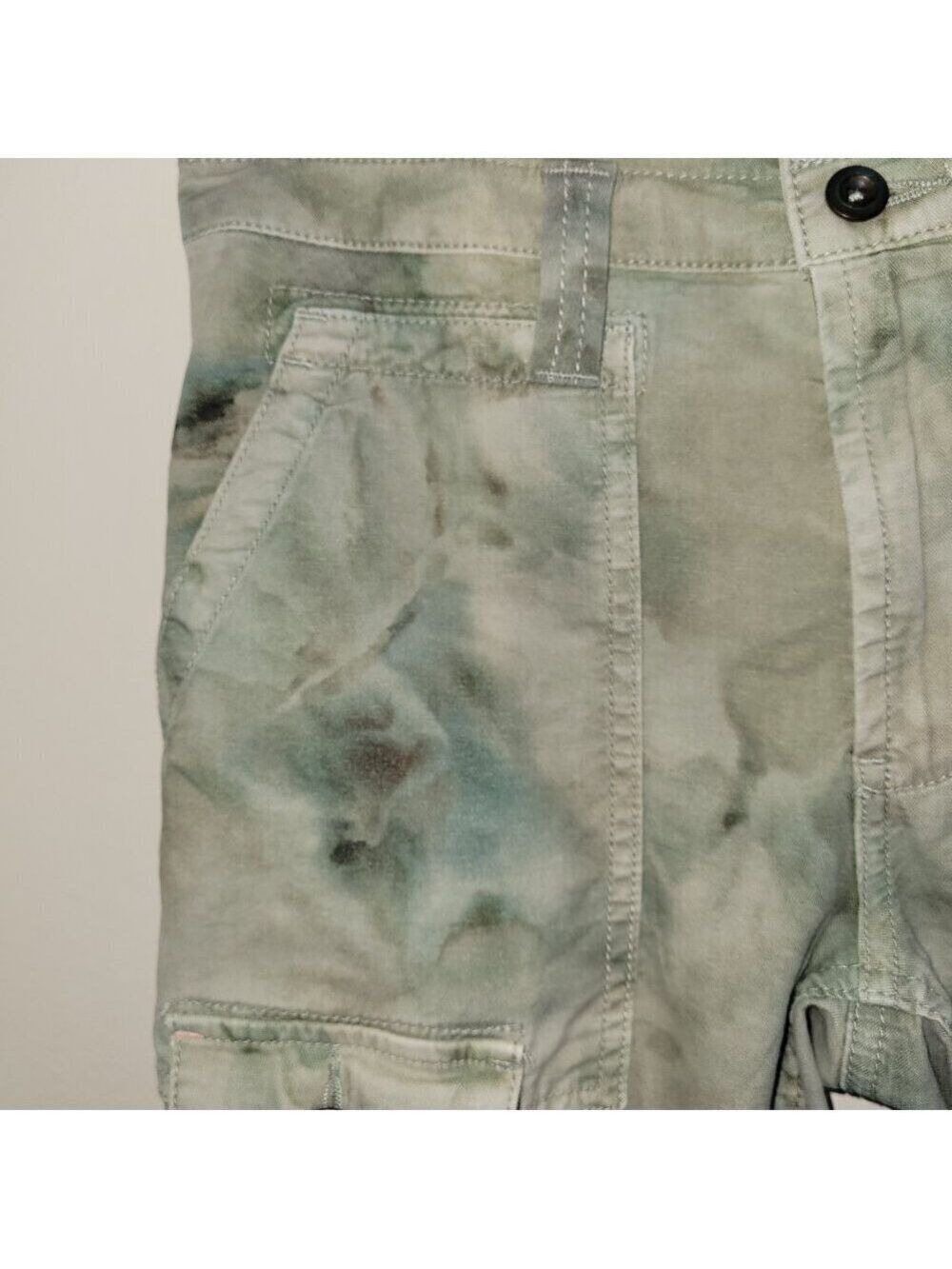 Anthropologie The Wanderer Cargo Tie Dye Slouchy Utility Pants Women's Size 25 - Picture 6 of 14